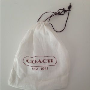 coach plastic bag